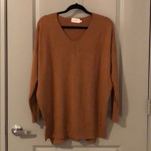 Dreamers Oversized Rust Sweater Tunic